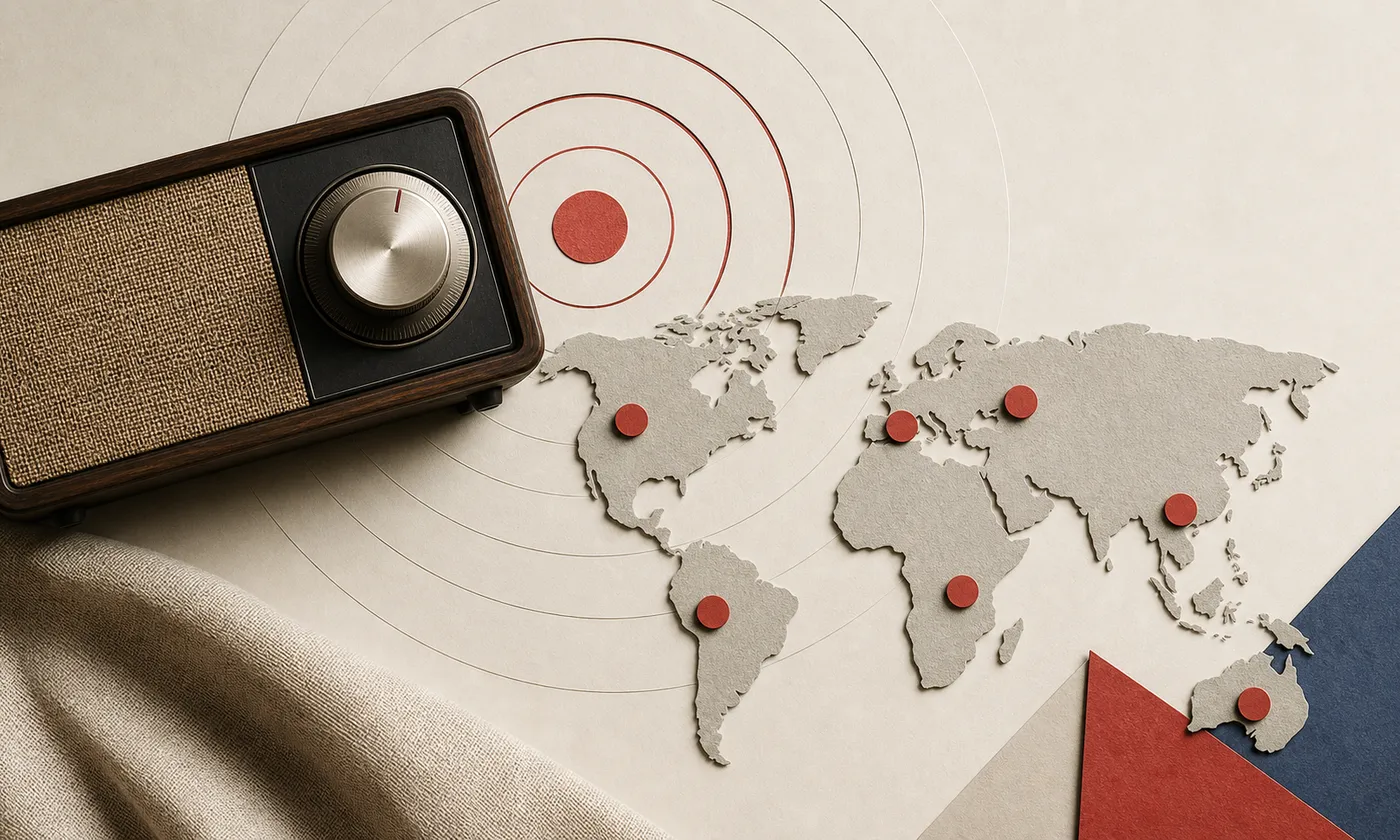 An editorial listening desk comparing free online radio services